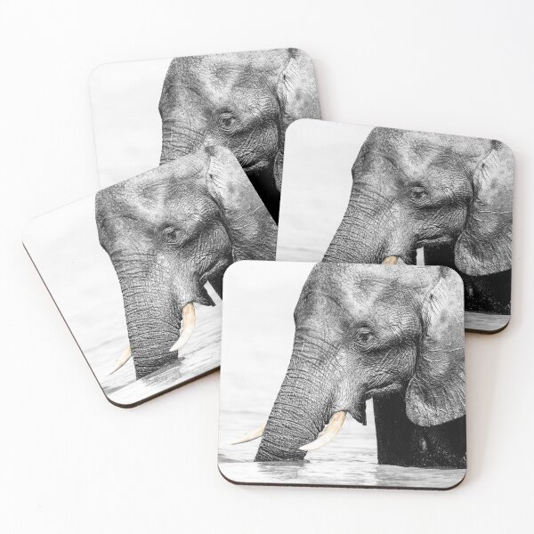 Item preview, Elephant Chobe River Botswana High Key designed and sold by PhotoArt by Joan Carroll.
