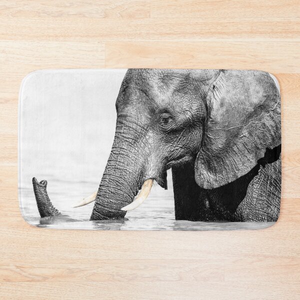 Item preview, Elephant Chobe River Botswana High Key designed and sold by PhotoArt by Joan Carroll.