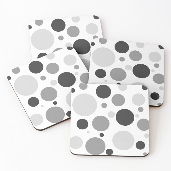 Item preview, Noir Polka Dots designed and sold by LapillusDesigns.