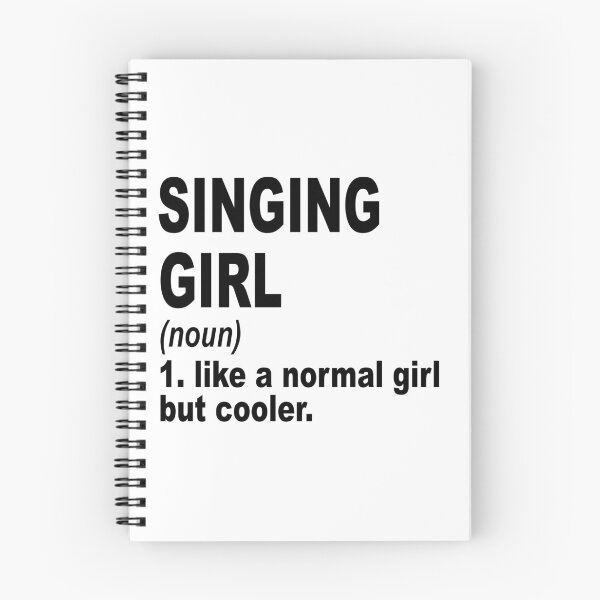 Item preview, singing Girl Like A Normal Girl But Cooler,singing Lovers Gift designed and sold by Dogs Geeky⭐⭐⭐⭐⭐.