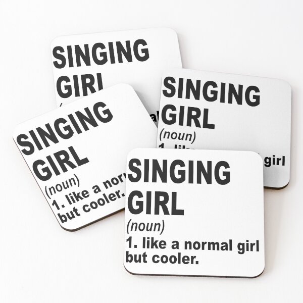 Item preview, singing Girl Like A Normal Girl But Cooler,singing Lovers Gift designed and sold by Dogs Geeky⭐⭐⭐⭐⭐.