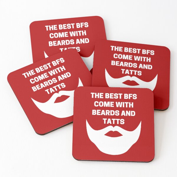 Item preview, The Best BFs Come With Beards and Tatts White designed and sold by Indra Agrawal.