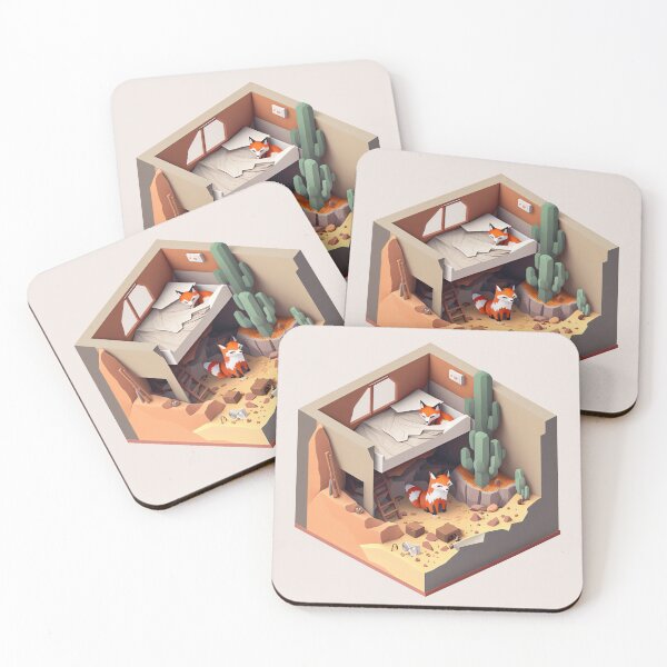 Item preview, Desert Hideaway, Isometric Room designed and sold by Slice-Of.