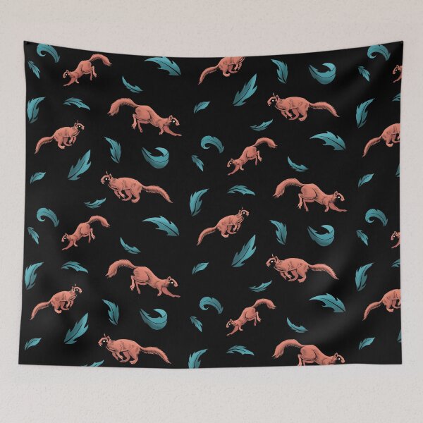 Item preview, Dark squirrel pattern designed and sold by tamanduabox.