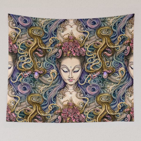 Item preview, Meditating Buddha in the Deep Blue Sea  designed and sold by BadassBazaar.