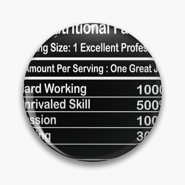 Item preview, Archaeologist Nutritional Facts designed and sold by tejoi.