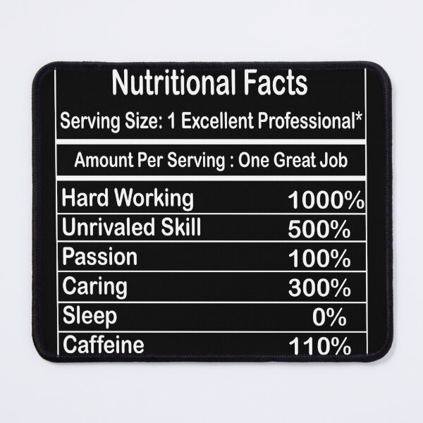 Item preview, Archaeologist Nutritional Facts designed and sold by tejoi.