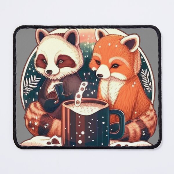 Item preview, Christmas raccoons designed and sold by Stigner234.