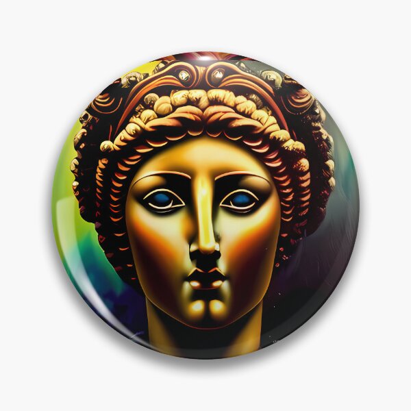 Item preview, Roman statue empress painting designed and sold by BigBrainArtwork.
