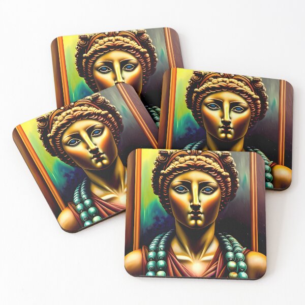 Item preview, Roman statue empress painting designed and sold by BigBrainArtwork.