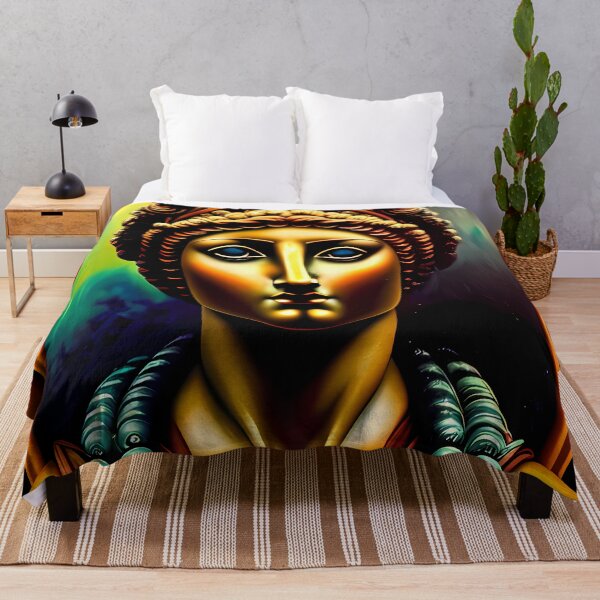 Item preview, Roman statue empress painting designed and sold by BigBrainArtwork.