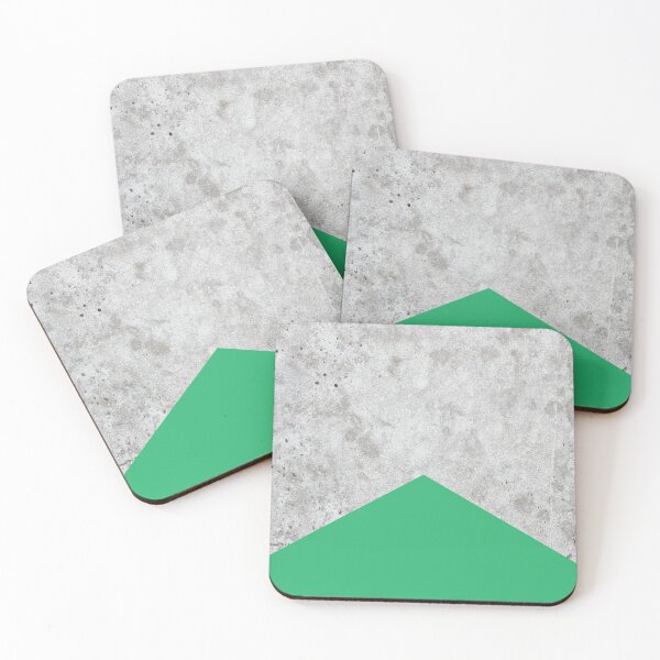 Item preview, Geometric Concrete Arrow Design - Green #175 designed and sold by Natural Collective.