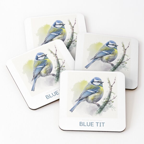 Item preview, British Garden Birds: Blue Tit designed and sold by andreipopescu.