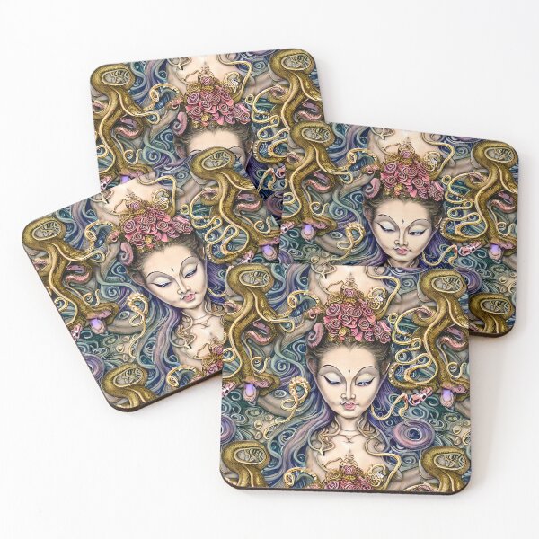 Item preview, Meditating Buddha in the Deep Blue Sea  designed and sold by BadassBazaar.