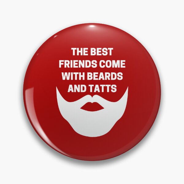 Item preview, The Best Friends Come With Beards and Tatts White designed and sold by Indra Agrawal.