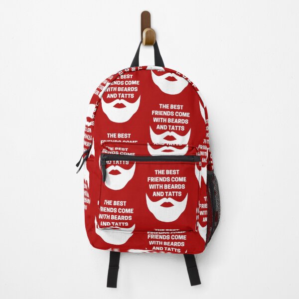 Item preview, The Best Friends Come With Beards and Tatts White designed and sold by Indra Agrawal.