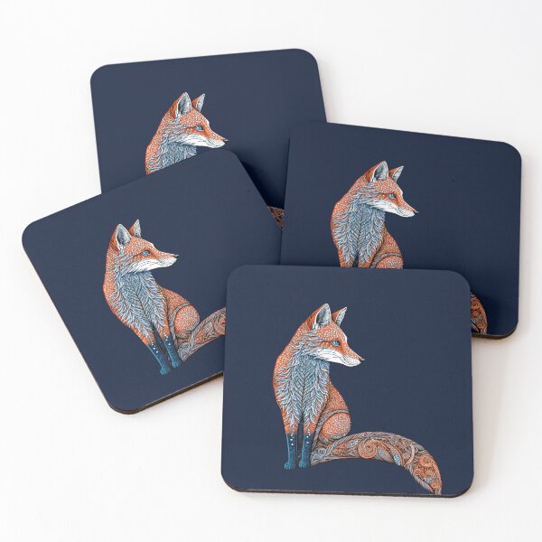 Item preview, Winter Fox Zentangle designed and sold by Staibshine.