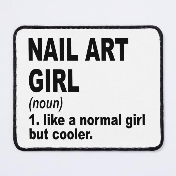 Item preview, nail art Girl Like A Normal Girl But Cooler,nail art Lovers Gift designed and sold by Dogs Geeky⭐⭐⭐⭐⭐.