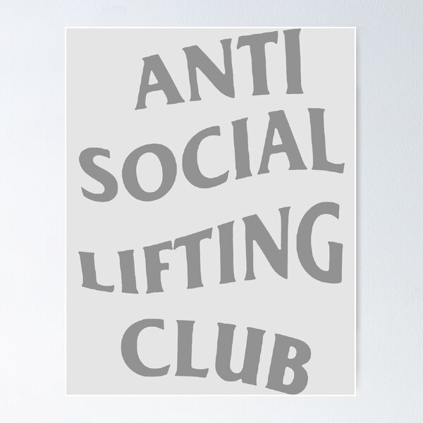 Premium Vector  Anti social lifting club illustrations for print-ready  t-shirts design