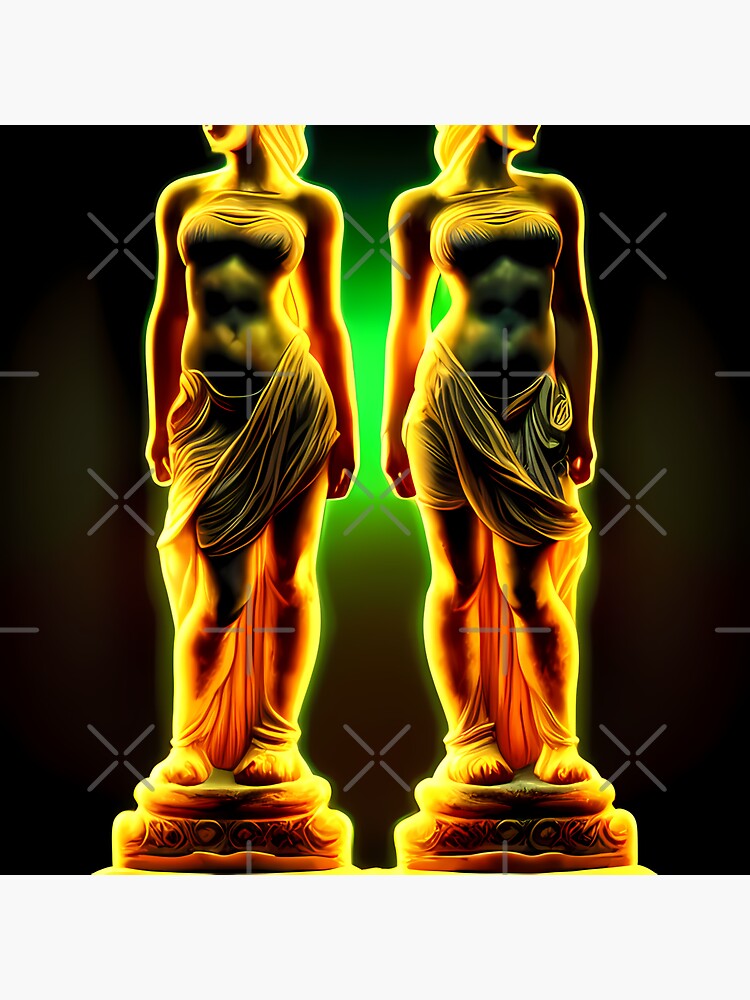 "Greek statues of women" Sticker for Sale by BigBrainArtwork Redbubble