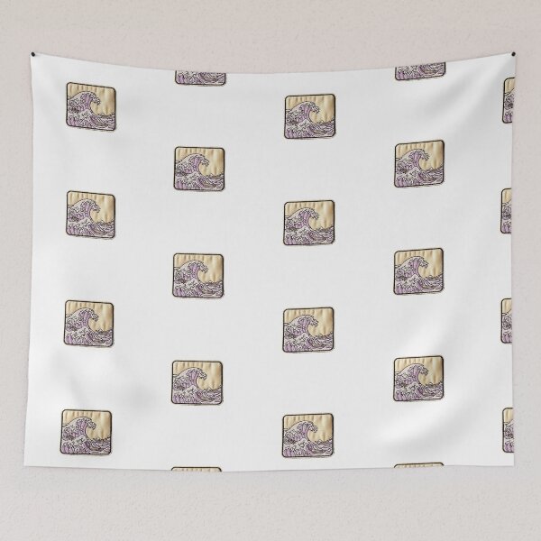 Item preview, Japanese Wave Sticker designed and sold by designolo.