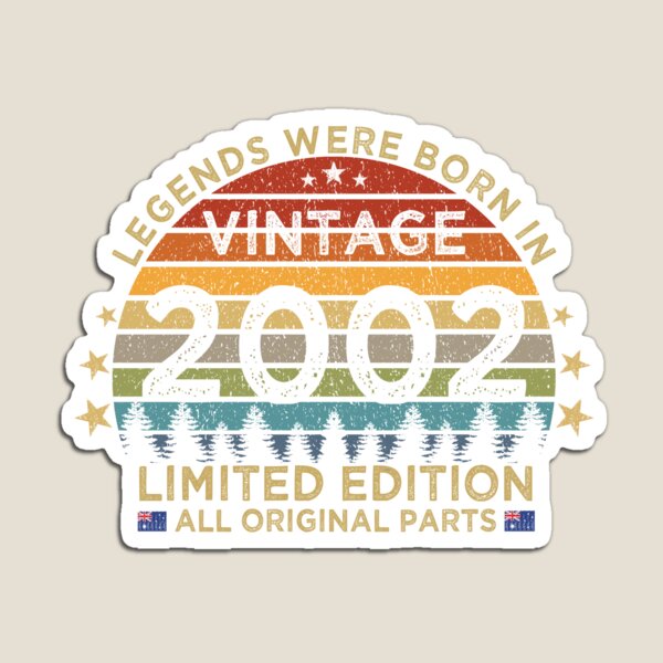 Item preview, Australian Birthday Legends Were Born In 2002 Vintage designed and sold by cssdru.