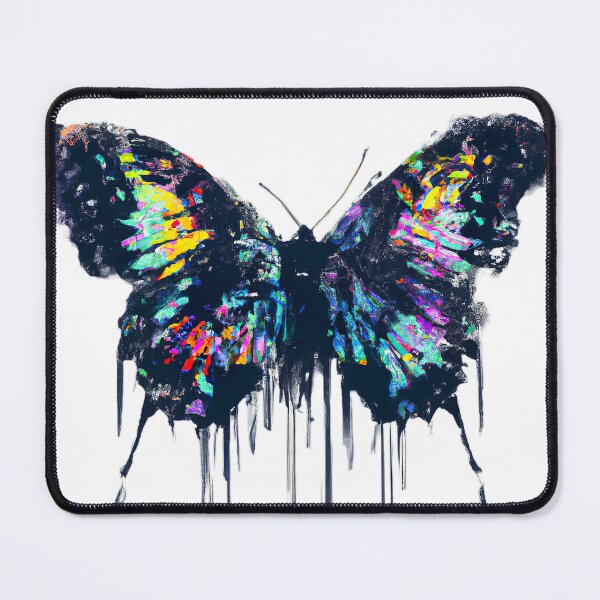 Item preview, Oil Painted Abstract, Splatter Painted Ethereal Butterfly designed and sold by nicholekoch1.