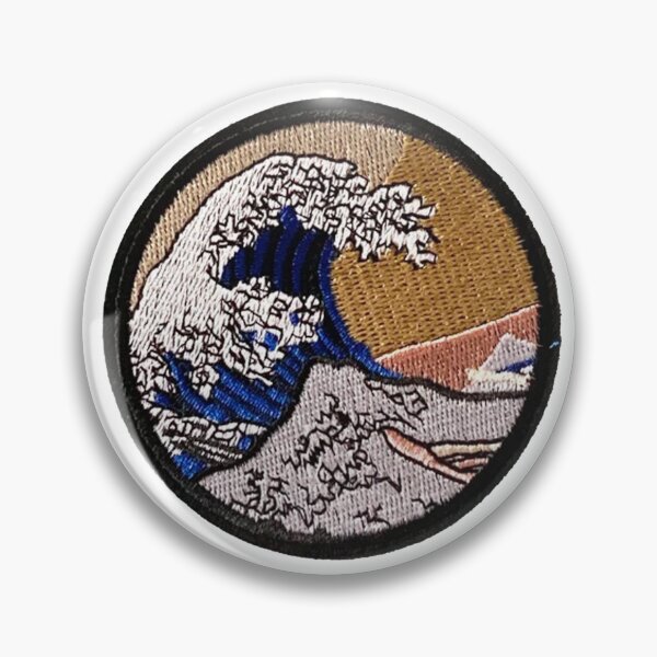Item preview, Japanese Wave Sticker designed and sold by designolo.