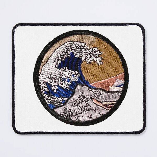 Item preview, Japanese Wave Sticker designed and sold by designolo.