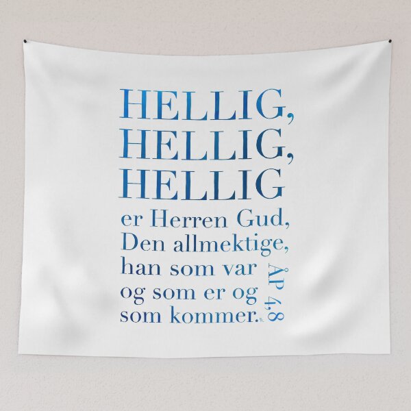 Item preview, Hellig, hellig, hellig designed and sold by GudsOrd Illustrasjoner.