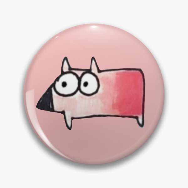 Artikelvorschau, Dummer Hund (rosa) entworfen und verkauft von Fatsquidd.