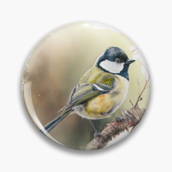 Item preview, British Garden Birds: Great Tit designed and sold by andreipopescu.