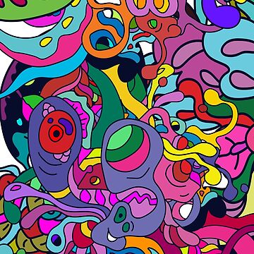 Artwork thumbnail, Keep Vibe Doodle Pattern by DJava-ArtO