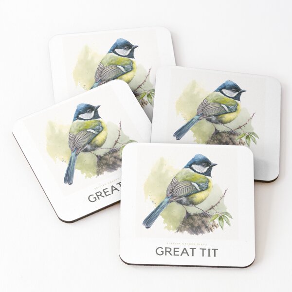Item preview, British Garden Birds: Great Tit designed and sold by andreipopescu.