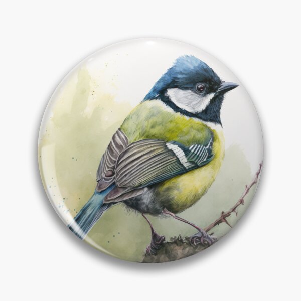Item preview, British Garden Birds: Great Tit designed and sold by andreipopescu.