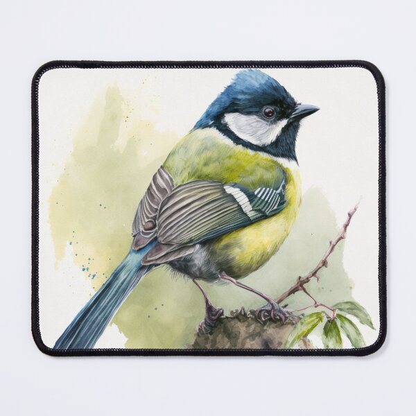 Item preview, British Garden Birds: Great Tit designed and sold by andreipopescu.