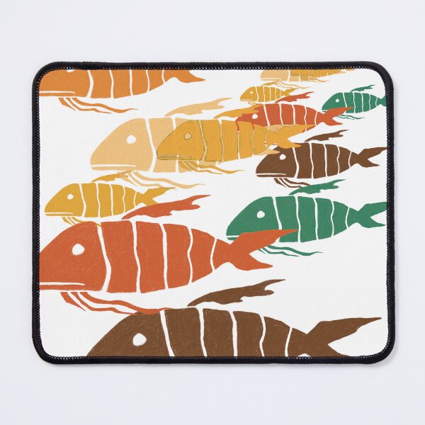 Item preview, Shoal of fish pattern designed and sold by Nigh-designs.
