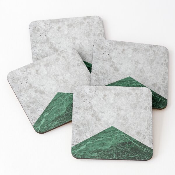Item preview, Geometric Concrete Arrow Design - Green Granite #412 designed and sold by Natural Collective.