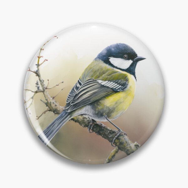 Item preview, British Garden Birds: Great Tit designed and sold by andreipopescu.