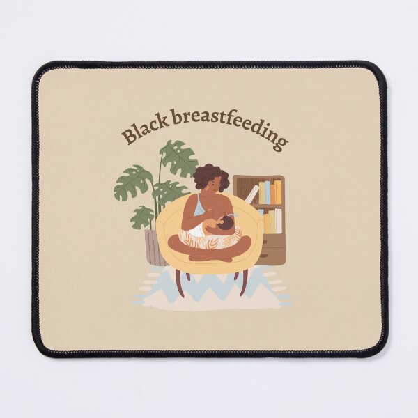 Item preview, Black breastfeeding matters | Black mom breastfeeding nursing baby | African american lactation consultant gift designed and sold by Gaudeliy.