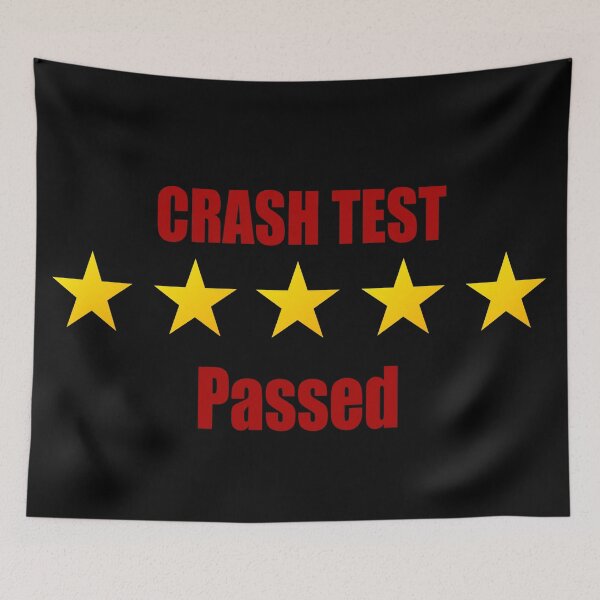 Item preview, Five stars to crash test picture designed and sold by Lacasadellora.