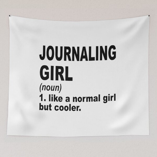 Item preview, journaling Girl Like A Normal Girl But Cooler,journaling Lovers Gift designed and sold by Dogs Geeky⭐⭐⭐⭐⭐.