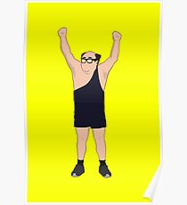 Trash Man Design Poster