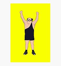 Trash Man Design Photographic Print