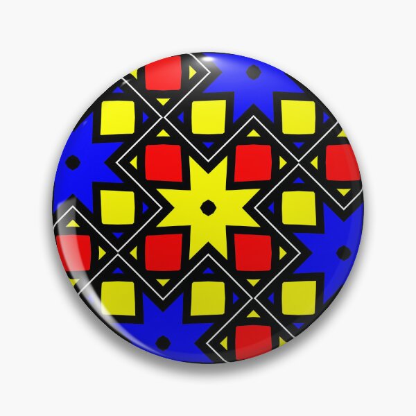 Item preview, Pythagorean abstract primary colors pattern designed and sold by aapshop.
