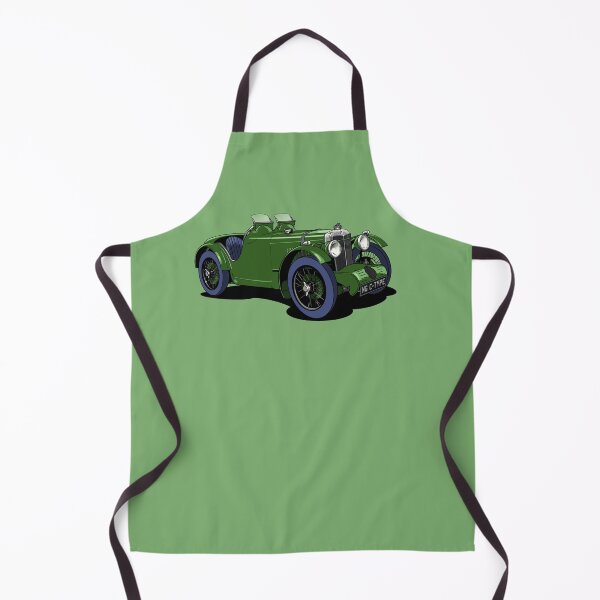 Item preview, MG C-Type vintage sports car in green designed and sold by Webazoot Industries - Car Art.