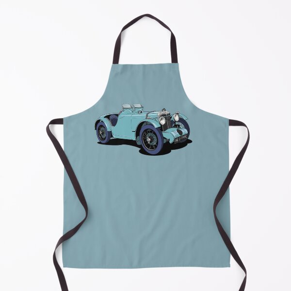 Item preview, Blue MG C-Type vintage sports car designed and sold by Webazoot Industries - Car Art.