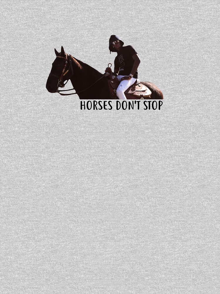 "Young Thug Horses Don't Stop" T shirt for Sale by jackiealvine