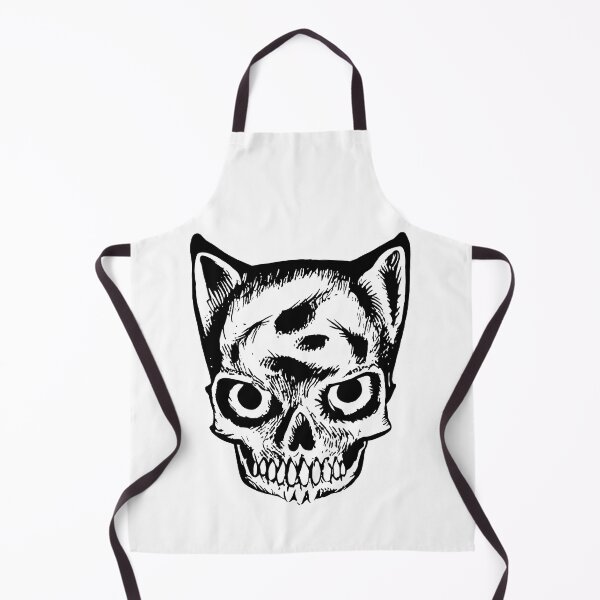Item preview, cat skull king pet cemetery classic kitty design evil cute cat happy death designed and sold by Tyler Tilley.
