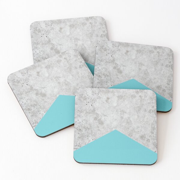 Item preview, Geometric Concrete Arrow Design - Light Blue #206 designed and sold by Natural Collective.